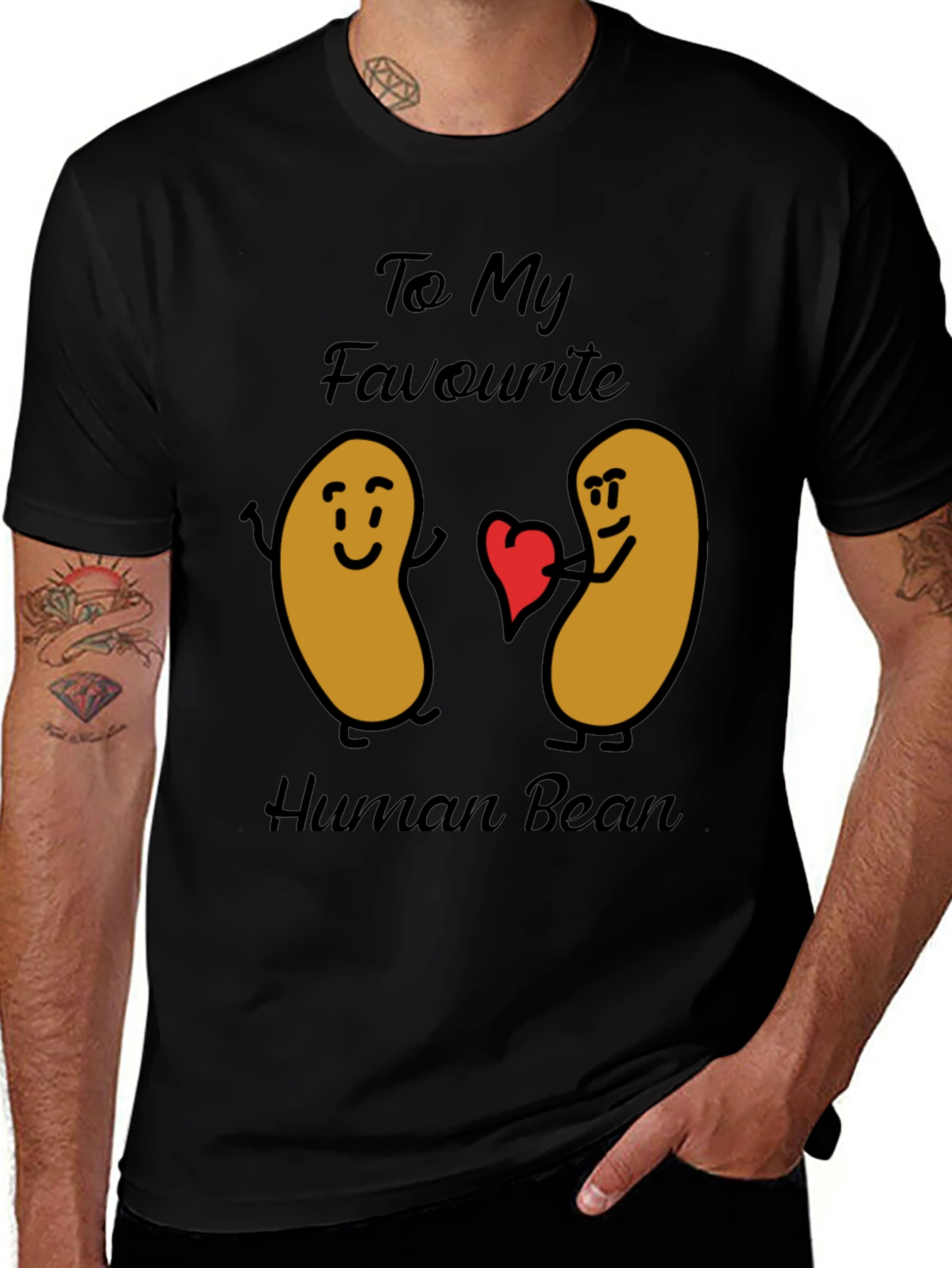Funny To My Favorite Human Bean Graphic Tee