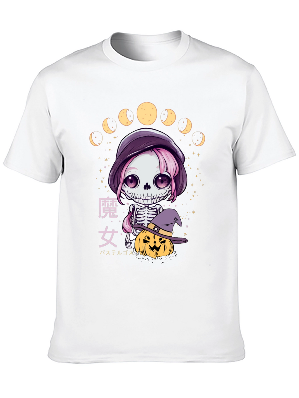 Pastel Goth Witch Skeleton T-Shirt