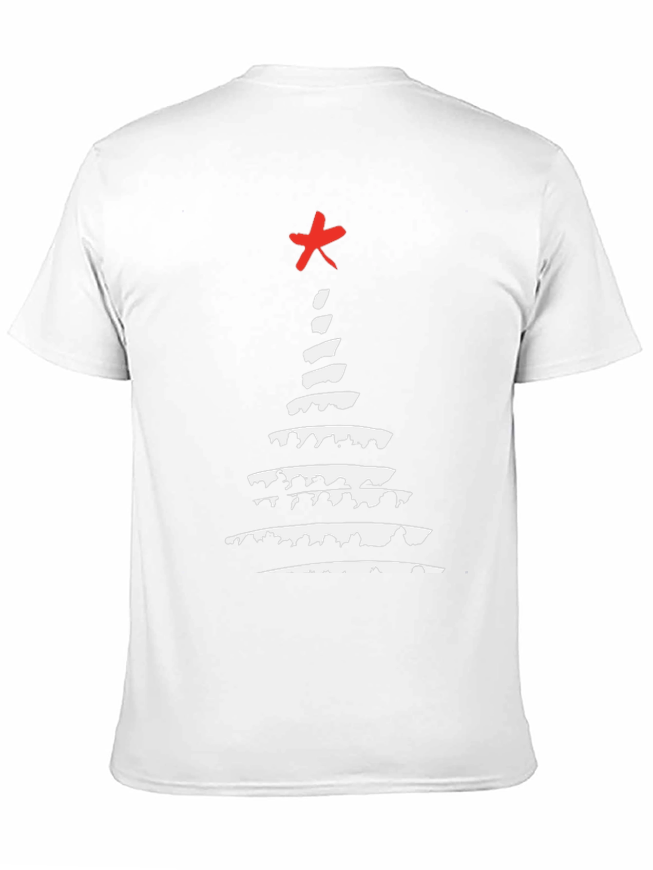 Abstract Christmas Tree Graphic Tee