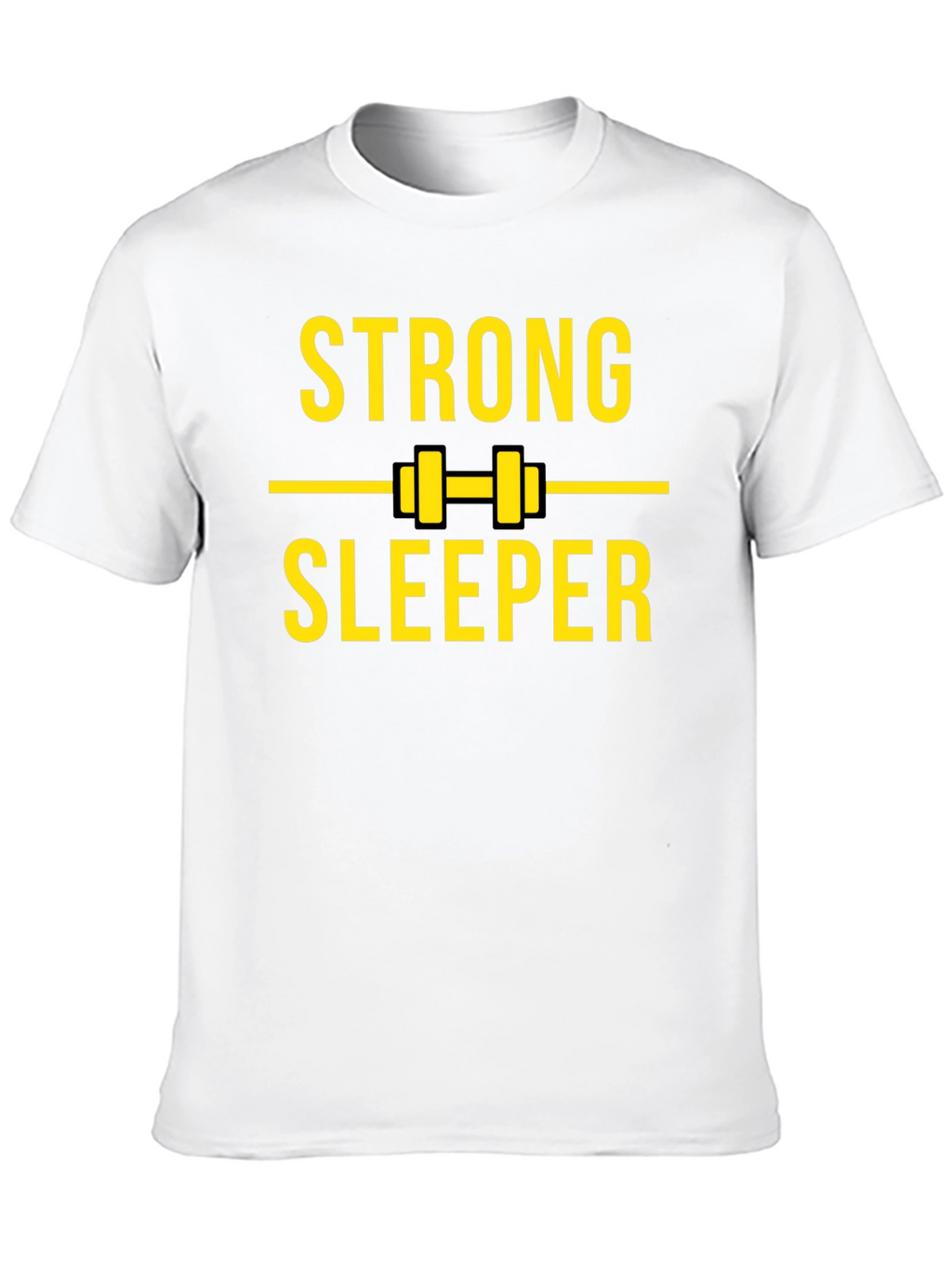 Strong Sleeper Black Graphic T-Shirt