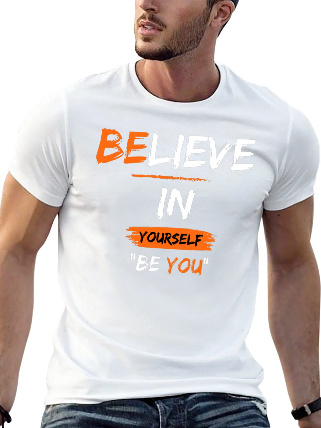Believe In Yourself T-Shirt - Motivational Black Tee