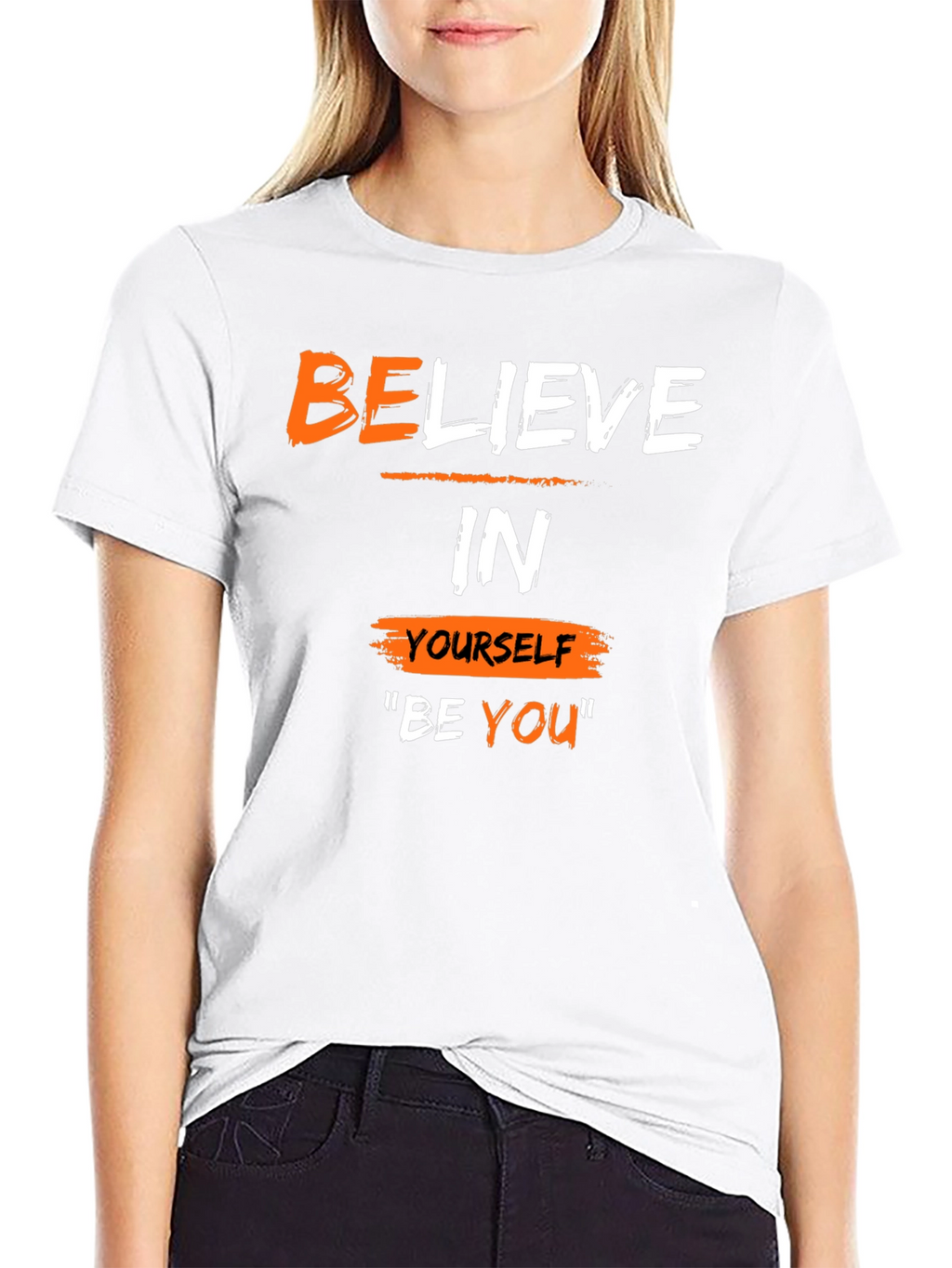 Believe In Yourself T-Shirt - Motivational Black Tee