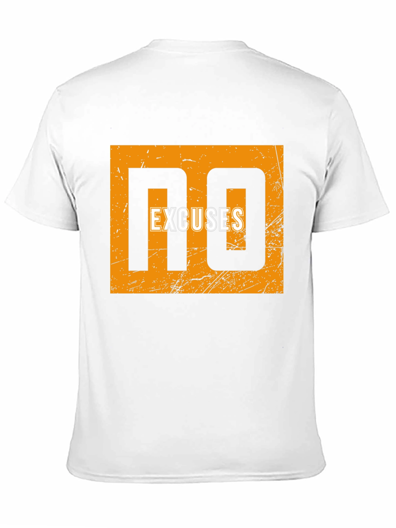 No Excuses Graphic Tee - Black Cotton Shirt