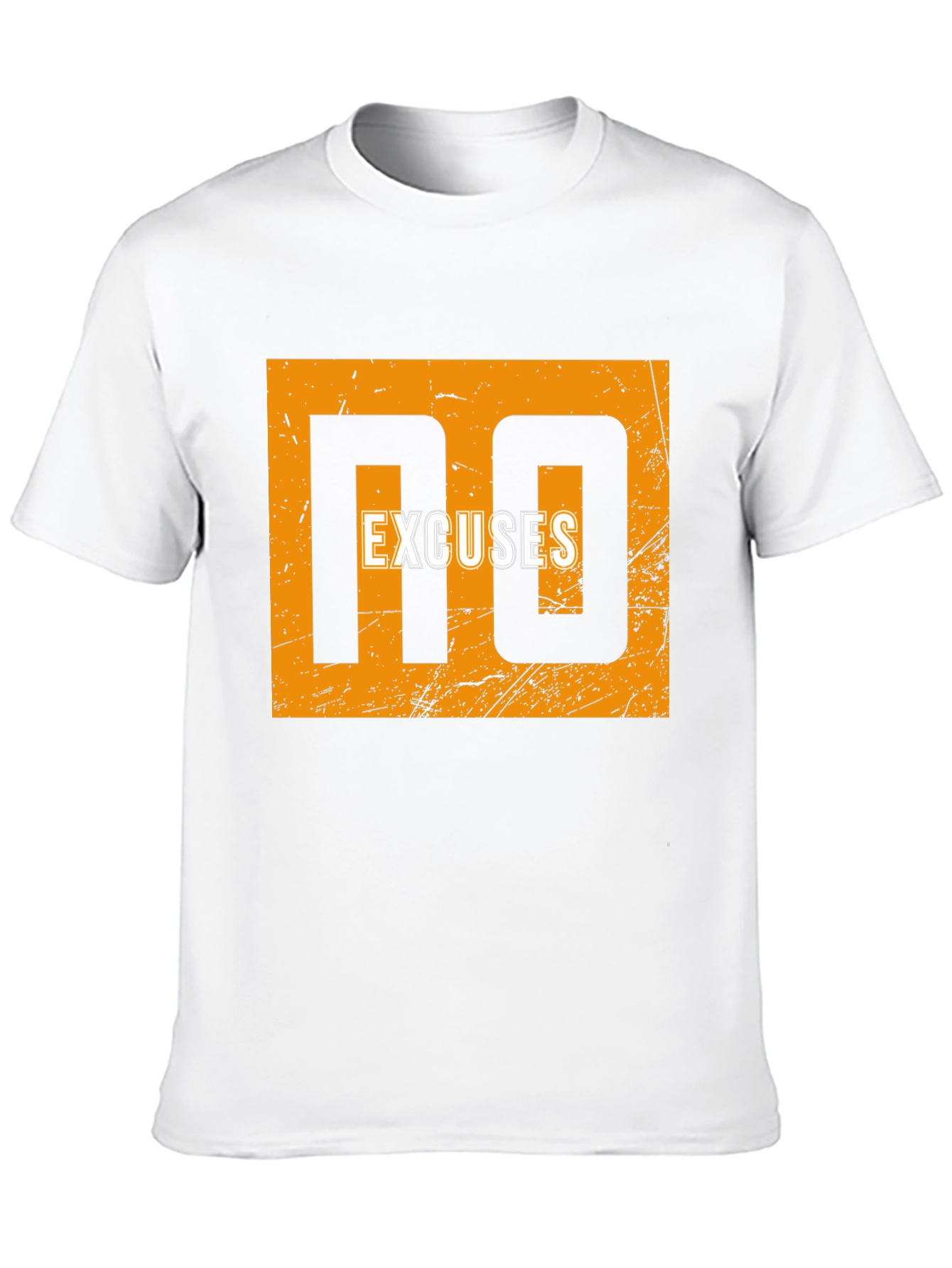 No Excuses Graphic Tee - Black Cotton Shirt