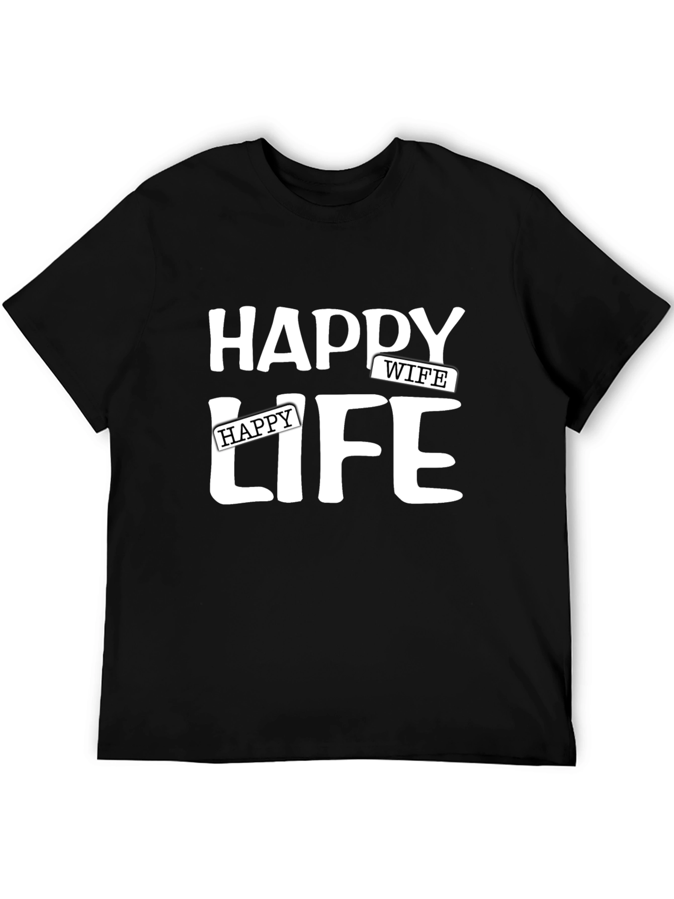 Happy Wife Happy Life Graphic Tee