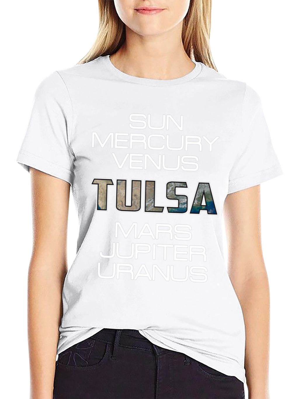 Tulsa Planets Graphic T-Shirt