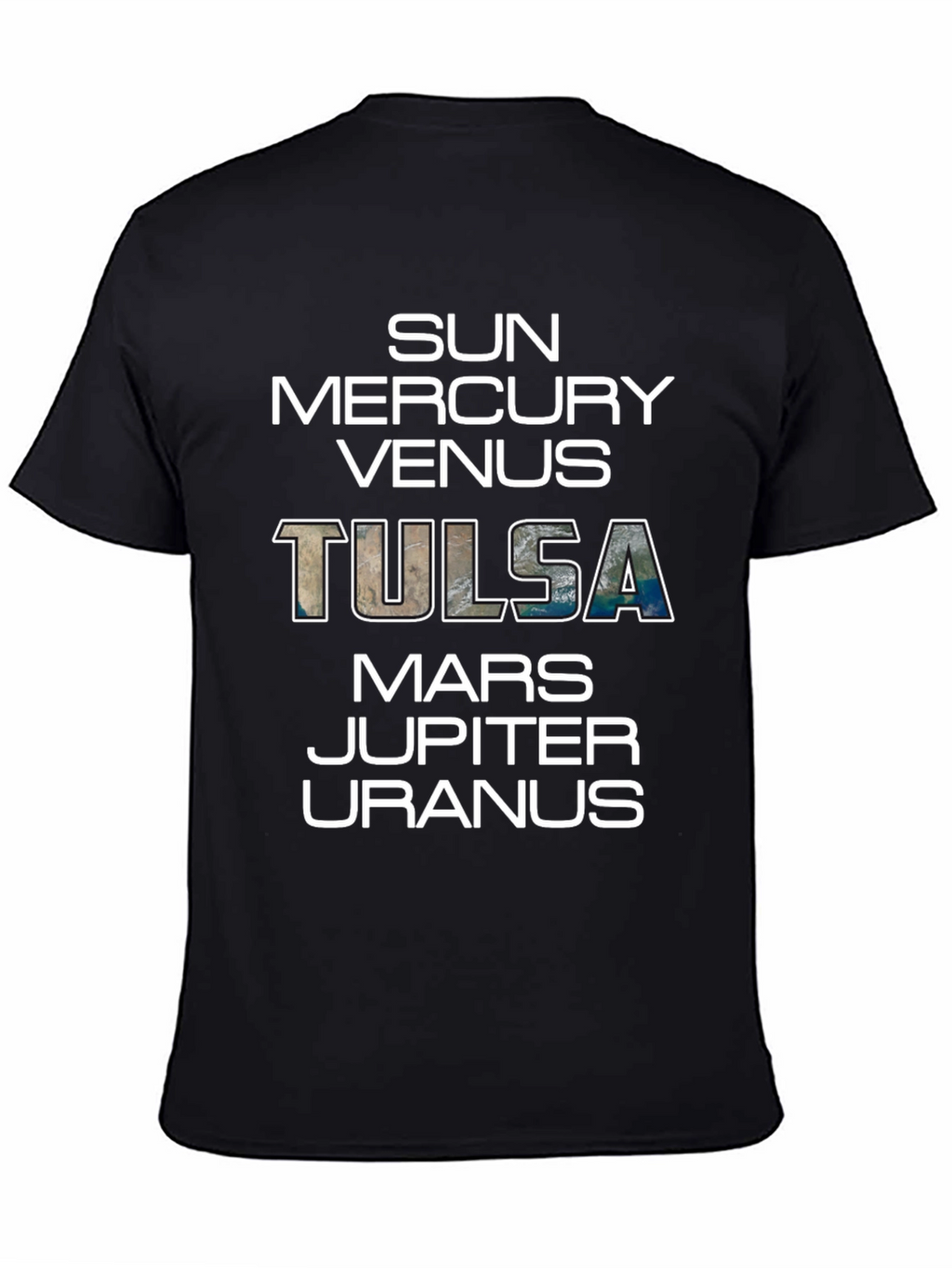 Tulsa Planets Graphic T-Shirt