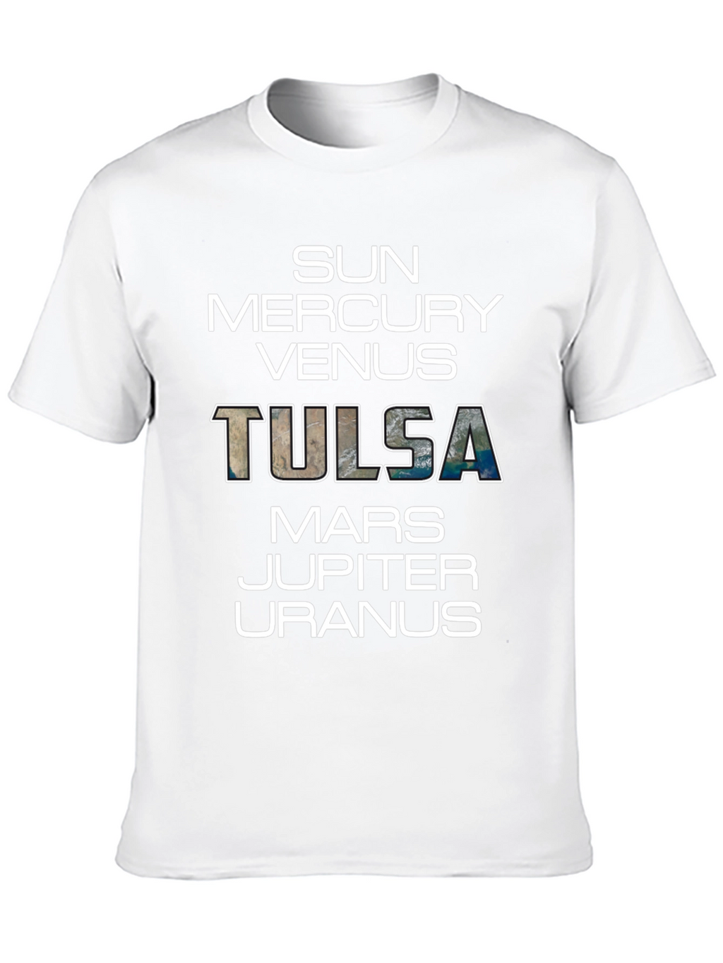 Tulsa Planets Graphic T-Shirt