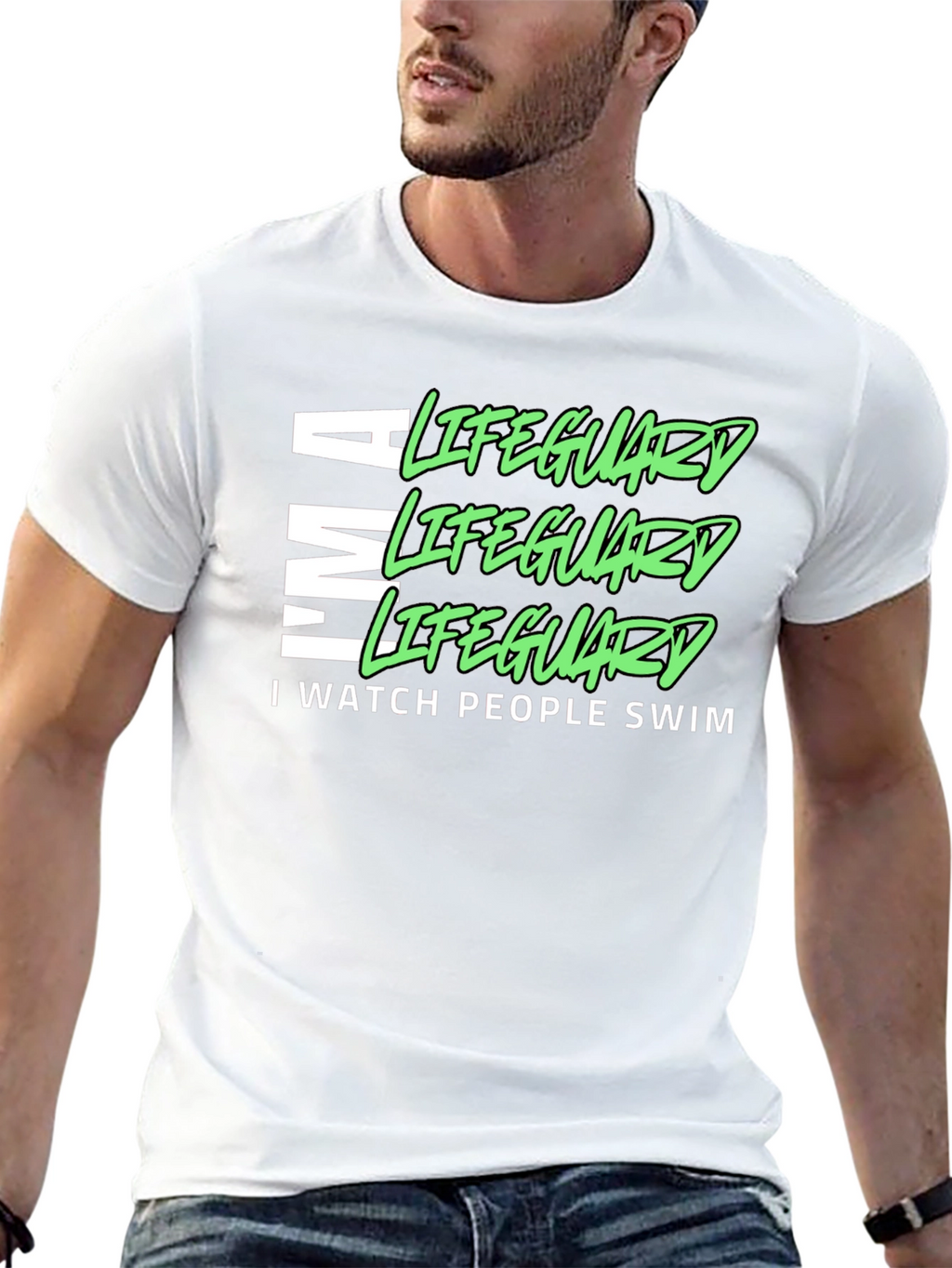 Lifeguard T-Shirt - I Watch People Swim