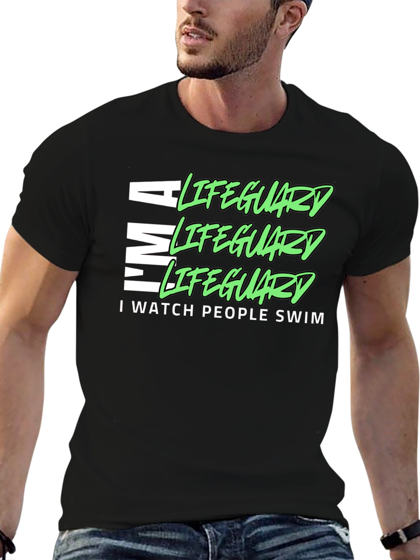 Lifeguard T-Shirt - I Watch People Swim