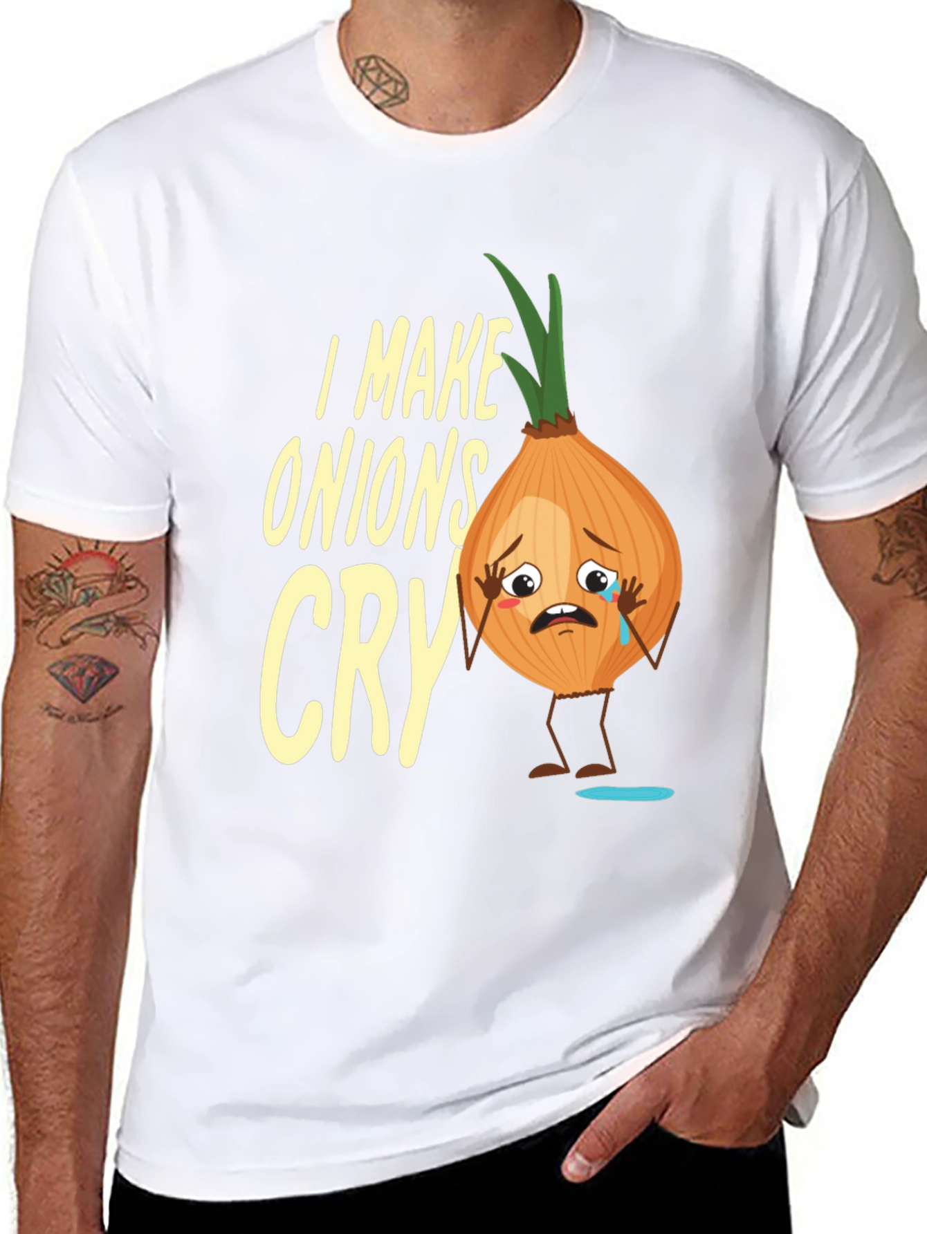 I Make Onions Cry T-Shirt - Funny Foodie Tee