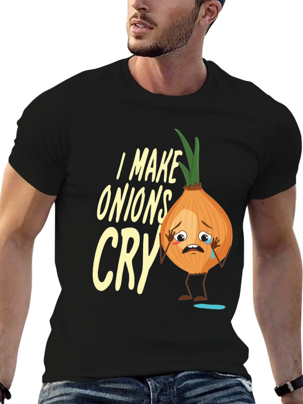 I Make Onions Cry T-Shirt - Funny Foodie Tee