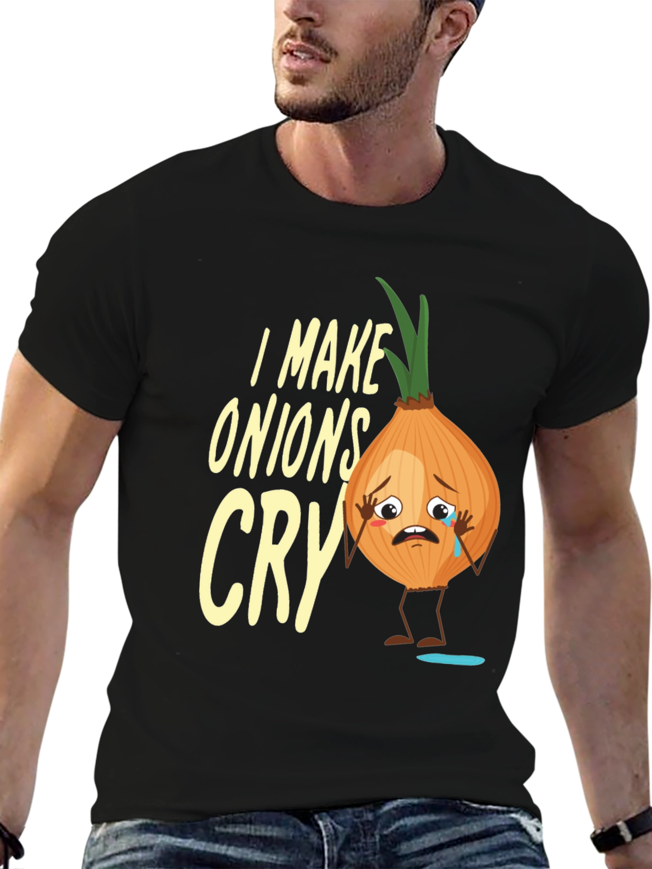 I Make Onions Cry T-Shirt - Funny Foodie Tee