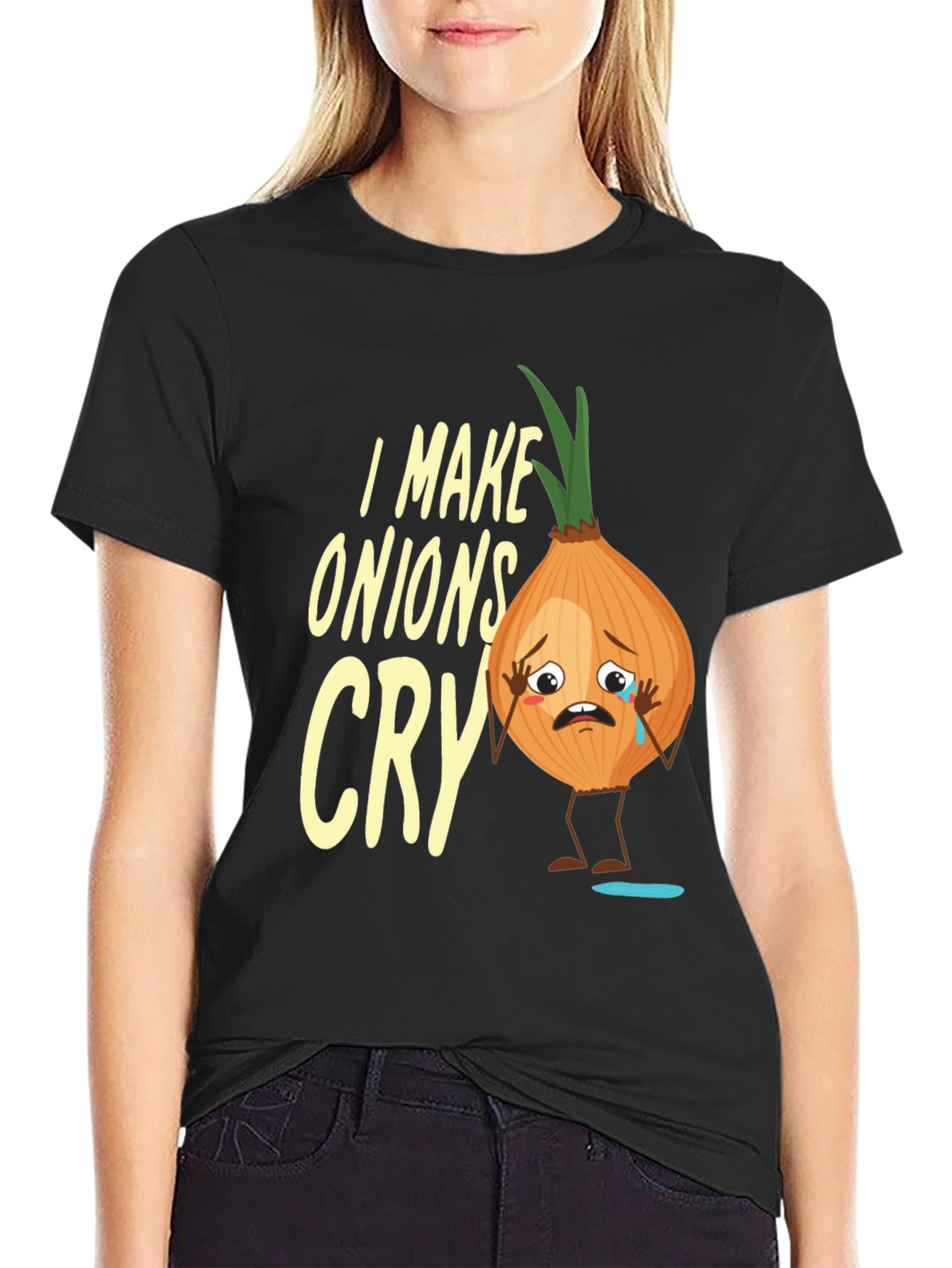 I Make Onions Cry T-Shirt - Funny Foodie Tee