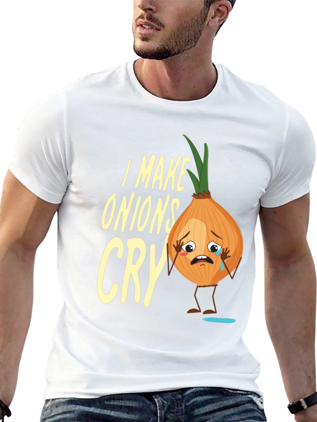 I Make Onions Cry T-Shirt - Funny Foodie Tee