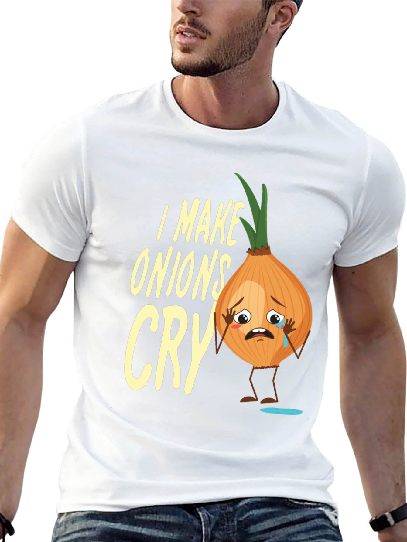 I Make Onions Cry T-Shirt - Funny Foodie Tee