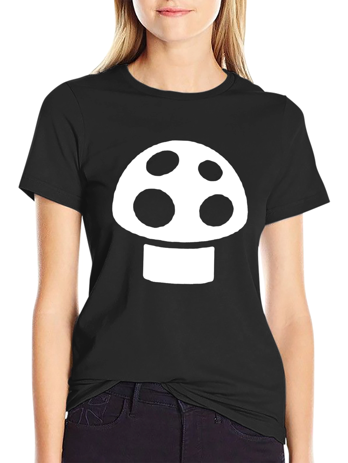 Retro Mushroom Graphic Tee - Gamer Style