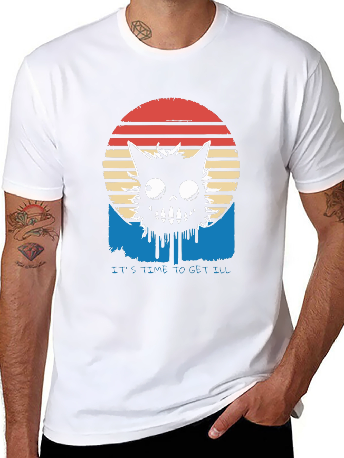 Retro Monster Graphic T-Shirt