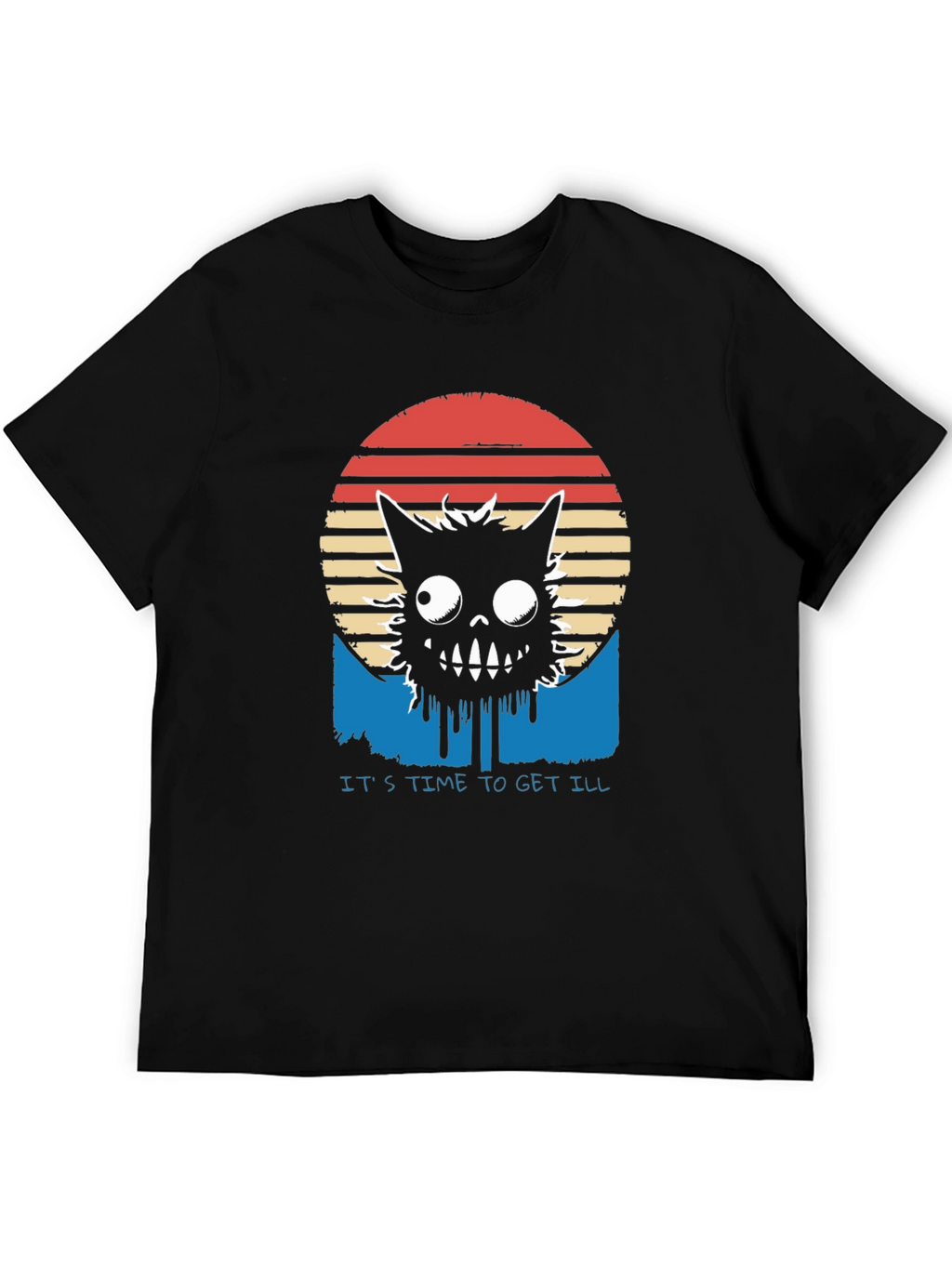 Retro Monster Graphic T-Shirt