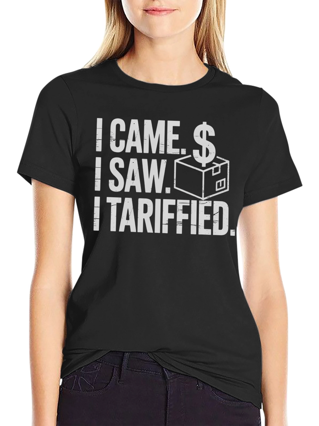 I Came I Saw I Tariffied Funny T-Shirt