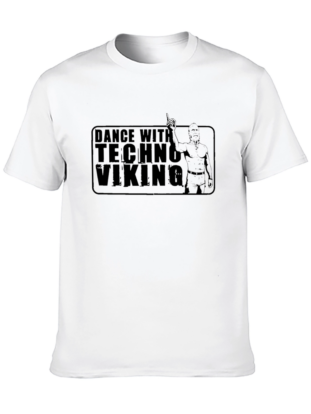 Dance with Techno Viking T-Shirt - Black