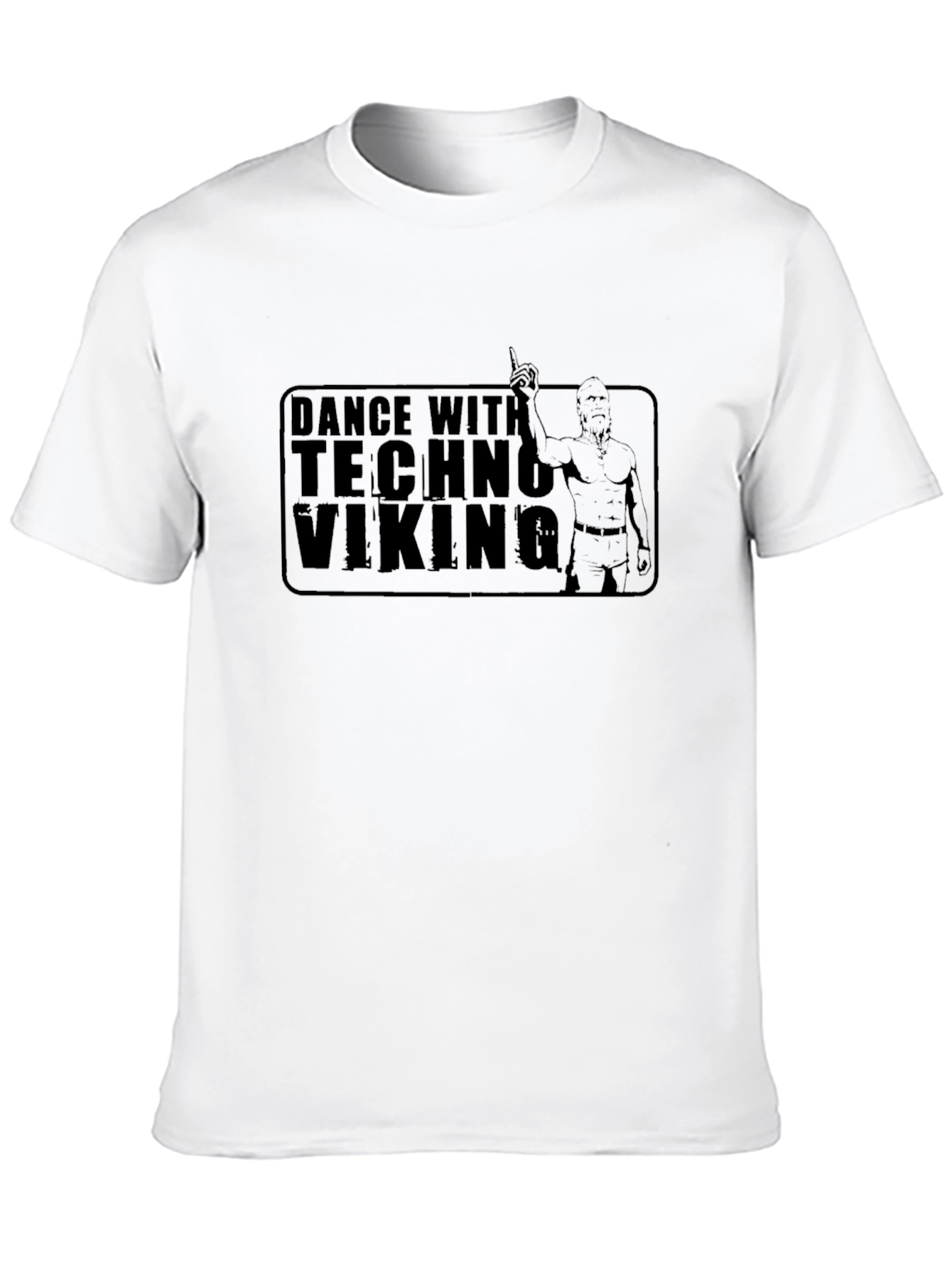 Dance with Techno Viking T-Shirt - Black