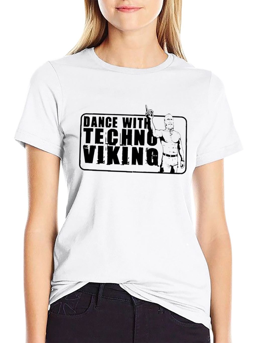 Dance with Techno Viking T-Shirt - Black