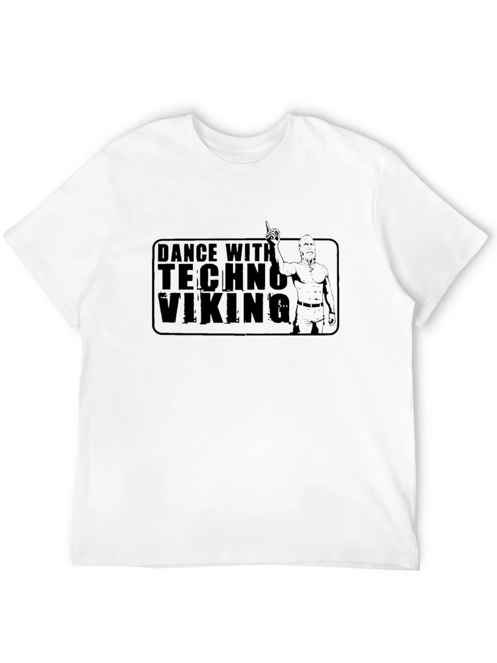 Dance with Techno Viking T-Shirt - Black