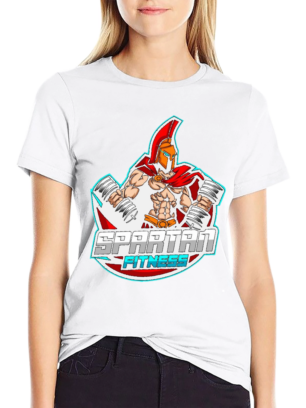 Spartan Fitness Graphic T-Shirt - Workout Motivation