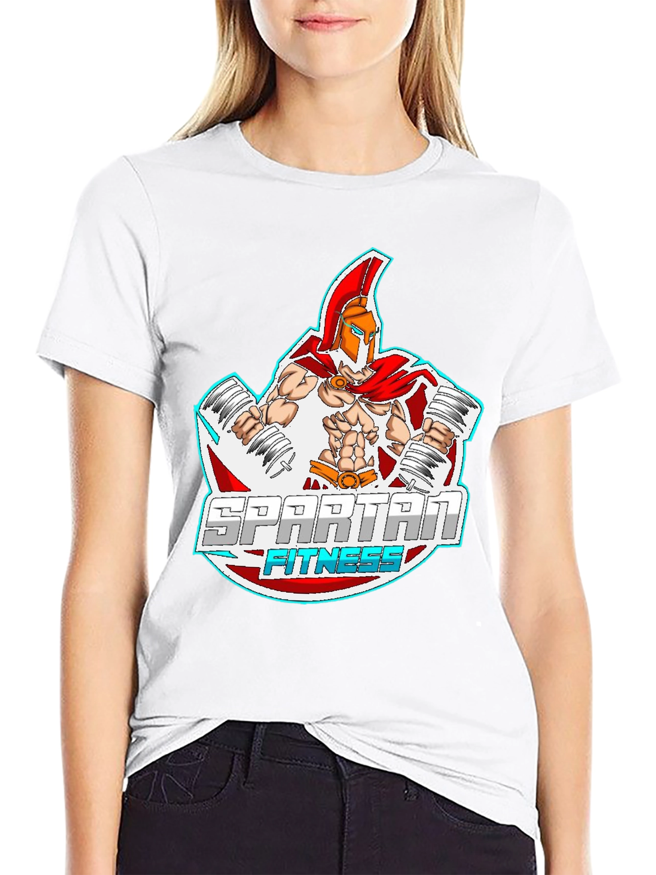 Spartan Fitness Graphic T-Shirt - Workout Motivation