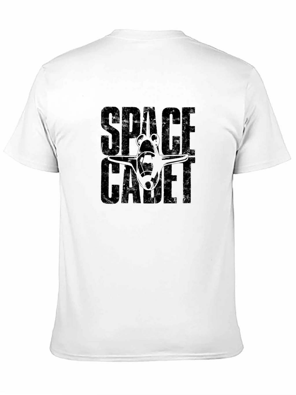 Space Cadet Graphic T-Shirt - Black Cotton Blend