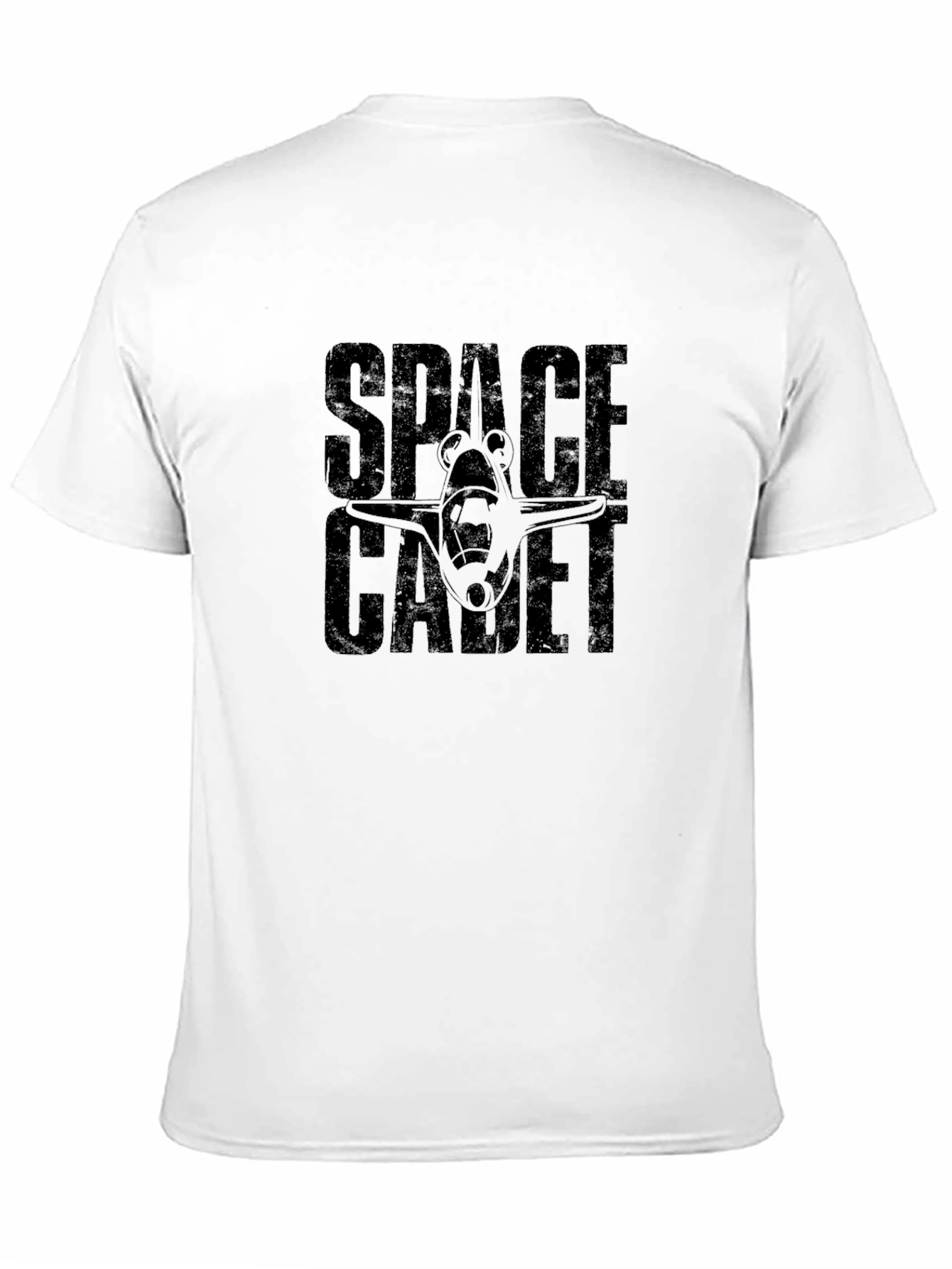 Space Cadet Graphic T-Shirt - Black Cotton Blend