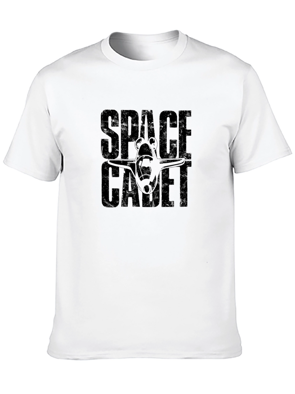 Space Cadet Graphic T-Shirt - Black Cotton Blend