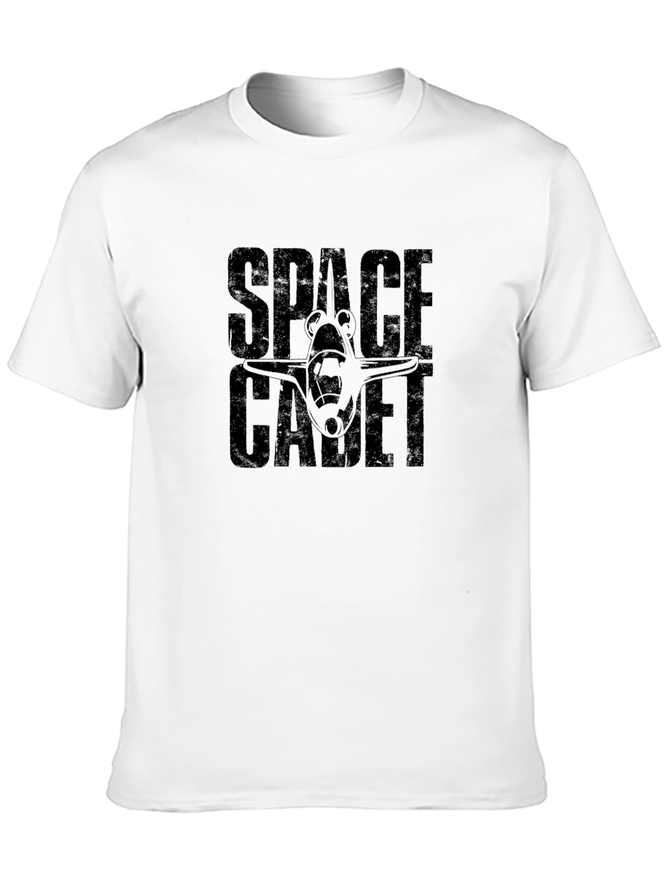 Space Cadet Graphic T-Shirt - Black Cotton Blend