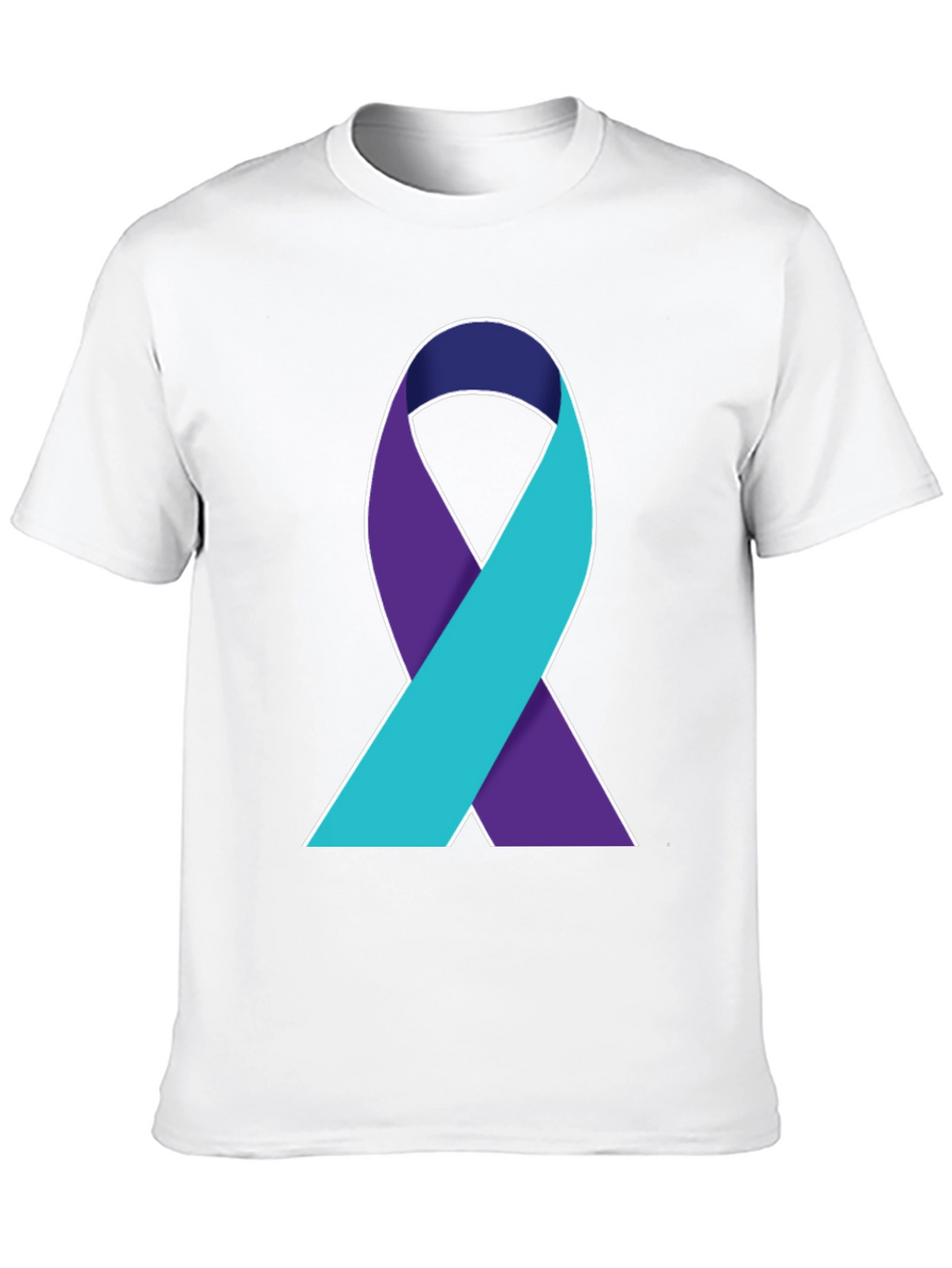 Suicide Awareness Ribbon Graphic Tee
