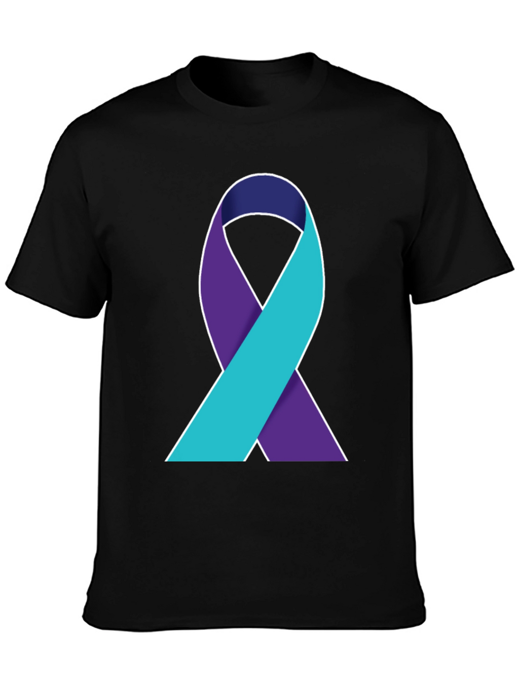 Suicide Awareness Ribbon Graphic Tee