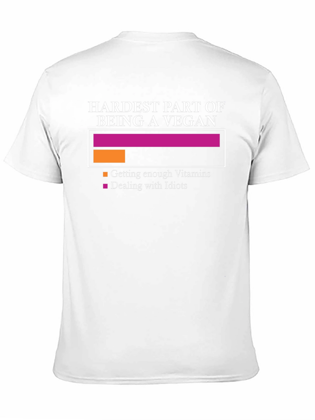 Vegan Humor T-Shirt: Dealing with Idiots Edition