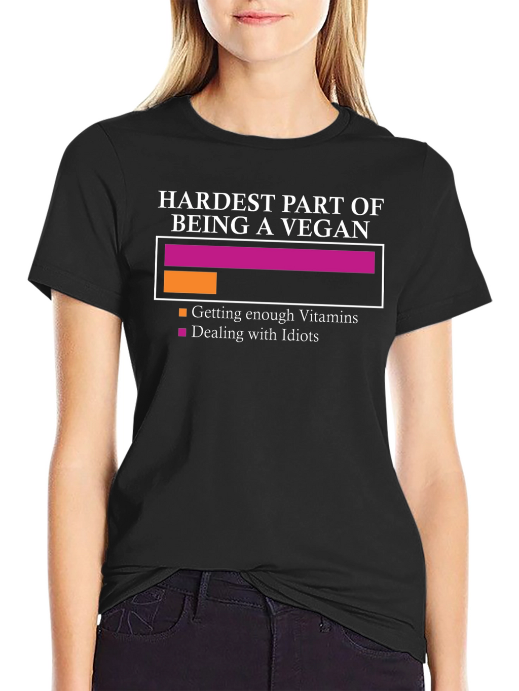 Vegan Humor T-Shirt: Dealing with Idiots Edition