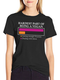 Vegan Humor T-Shirt: Dealing with Idiots Edition