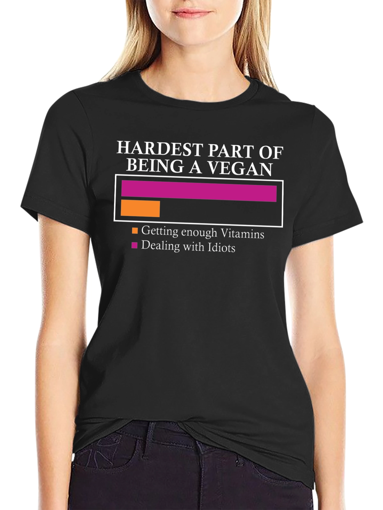 Vegan Humor T-Shirt: Dealing with Idiots Edition