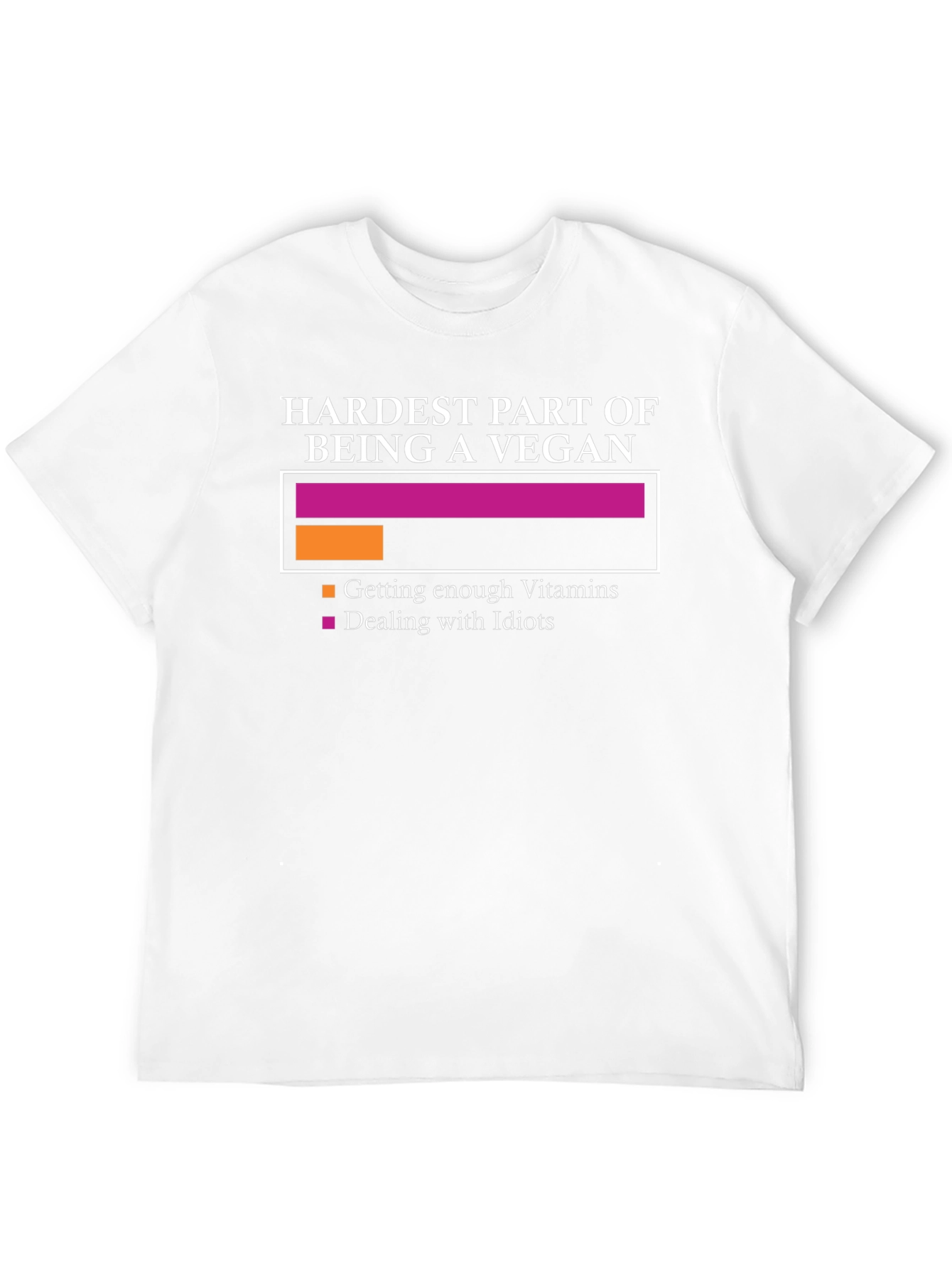 Vegan Humor T-Shirt: Dealing with Idiots Edition