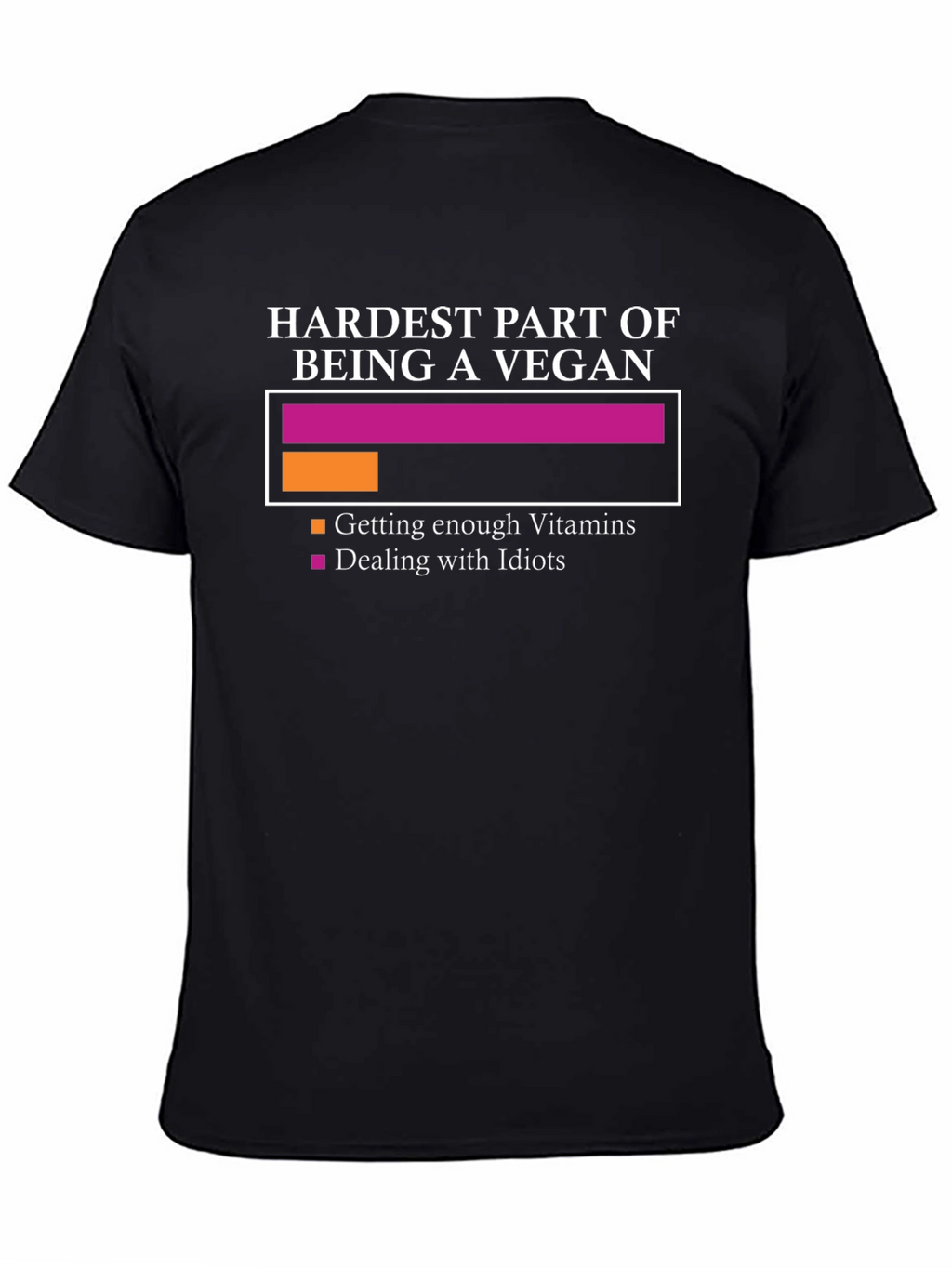 Vegan Humor T-Shirt: Dealing with Idiots Edition