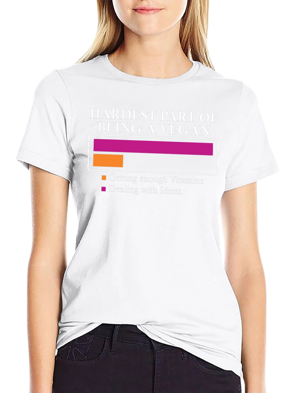 Vegan Humor T-Shirt: Dealing with Idiots Edition