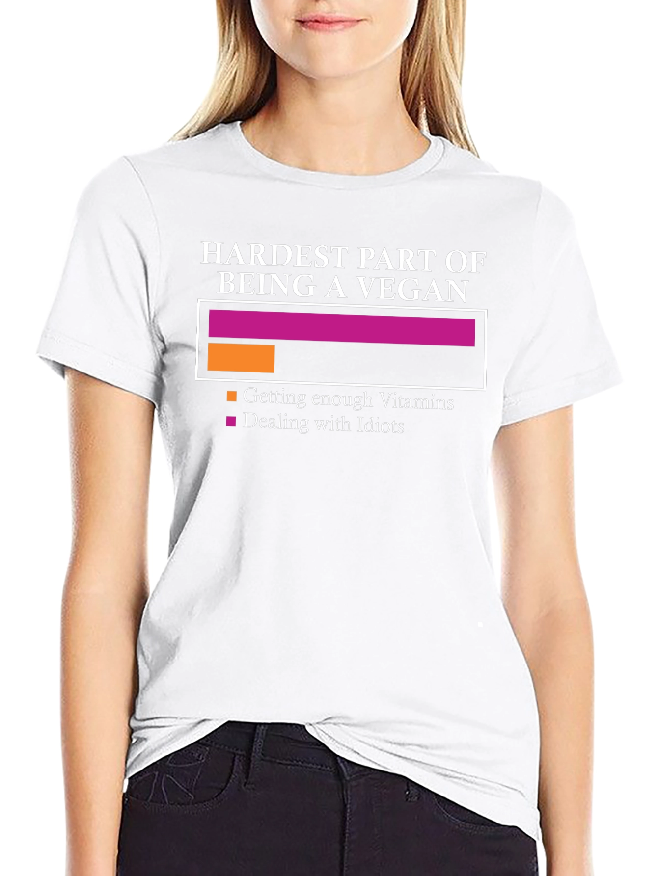Vegan Humor T-Shirt: Dealing with Idiots Edition