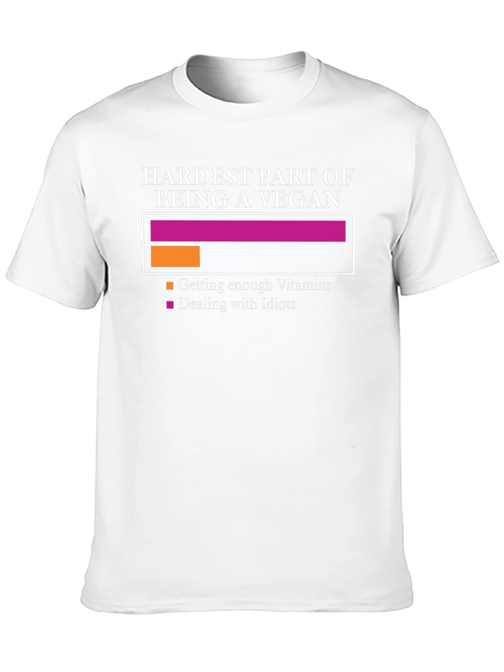 Vegan Humor T-Shirt: Dealing with Idiots Edition