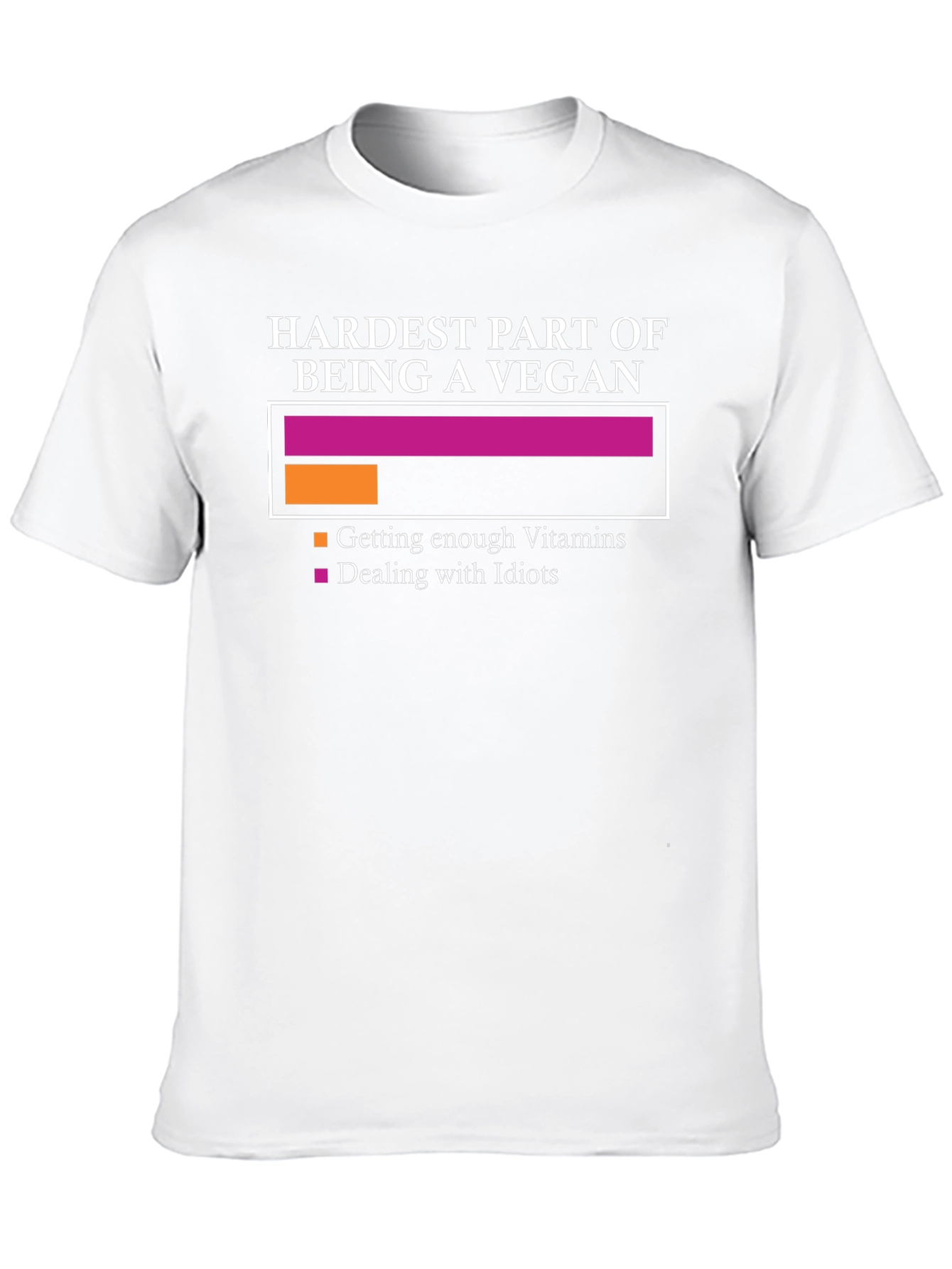 Vegan Humor T-Shirt: Dealing with Idiots Edition
