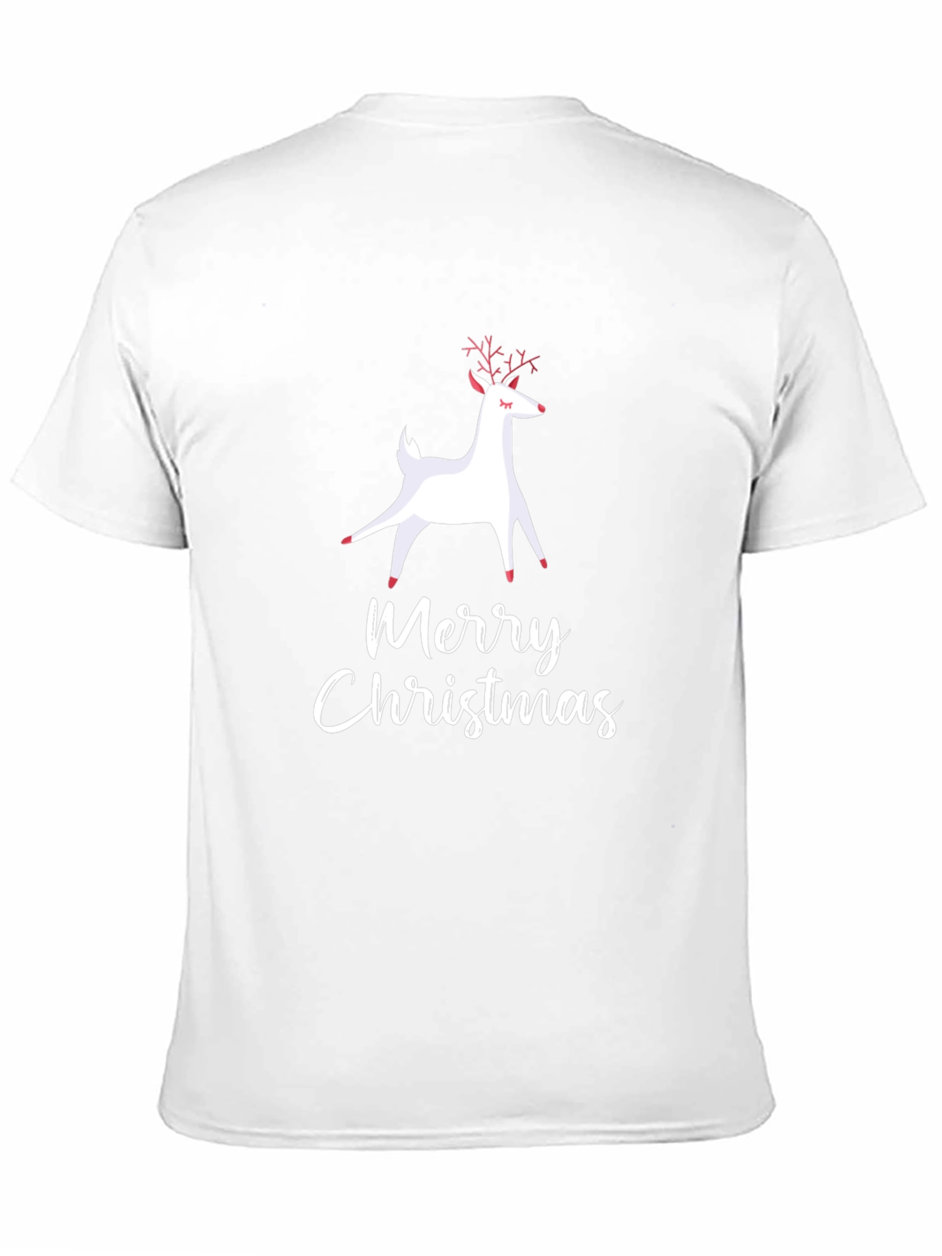 Merry Christmas Deer Graphic T-Shirt