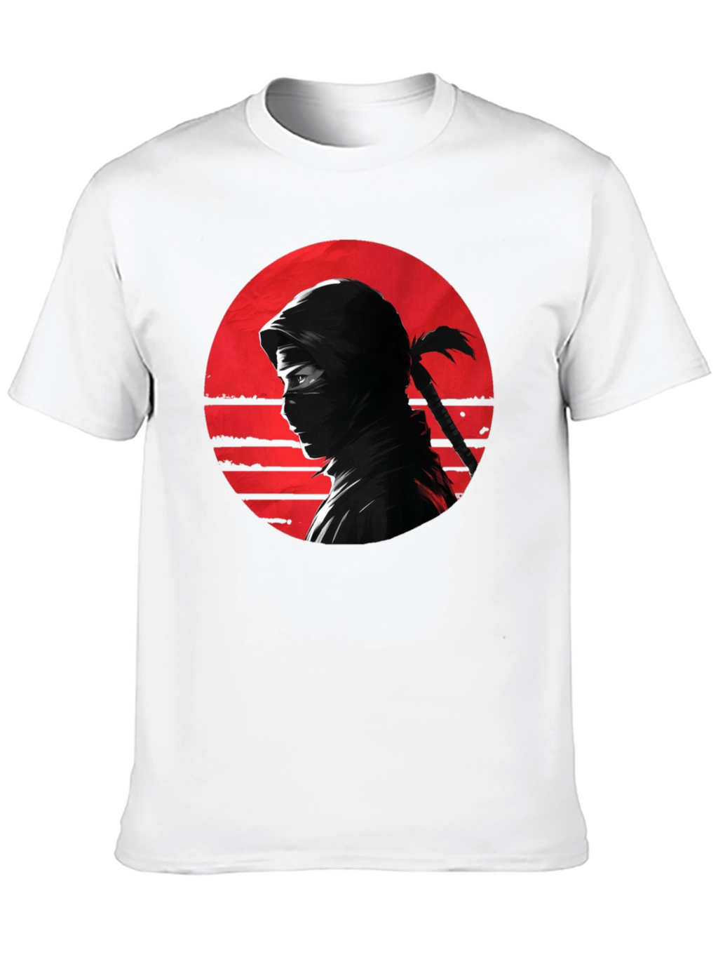 Ninja Sunset Graphic Tee - Black