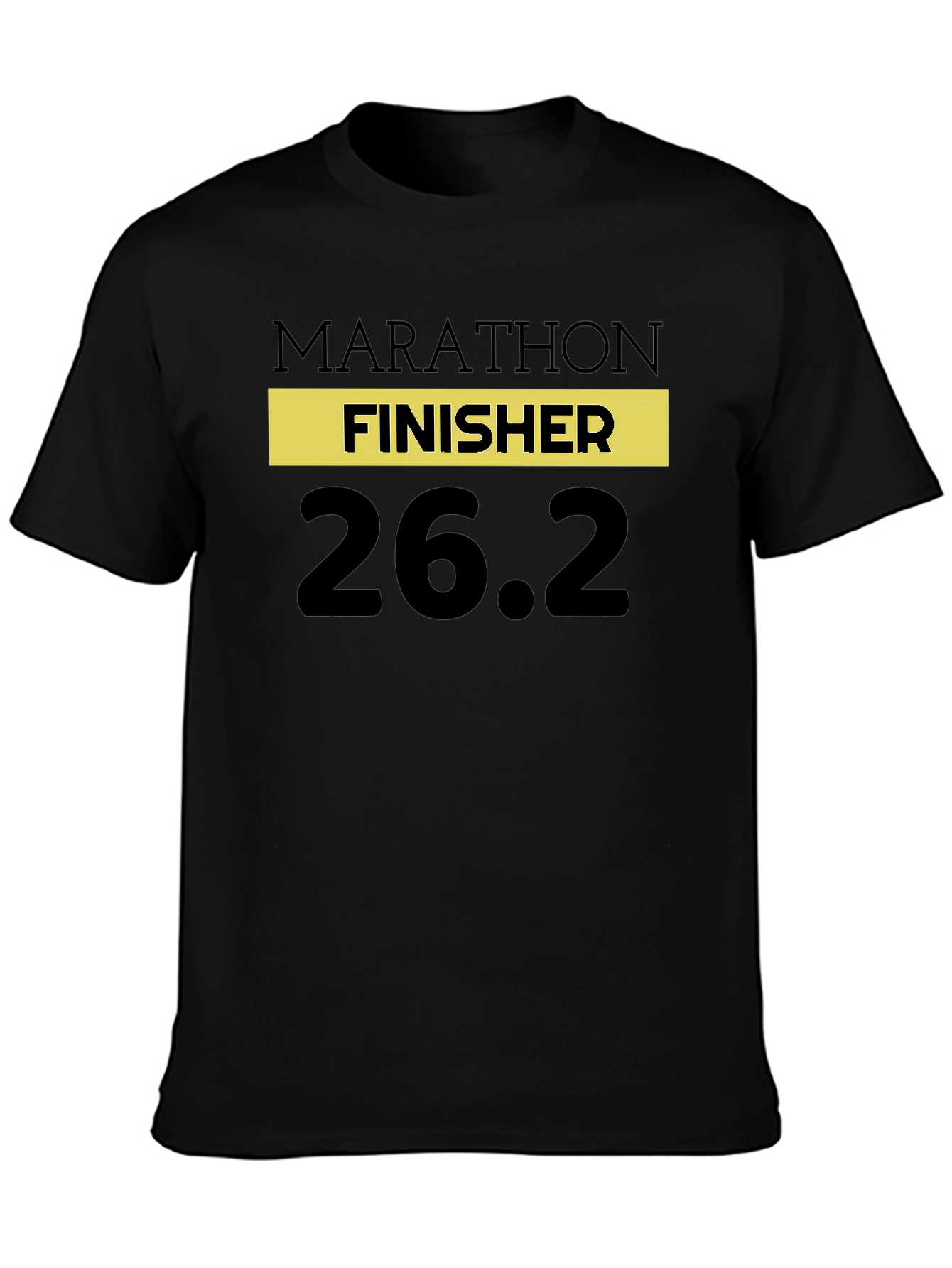 Marathon Finisher 26.2 Black T-Shirt