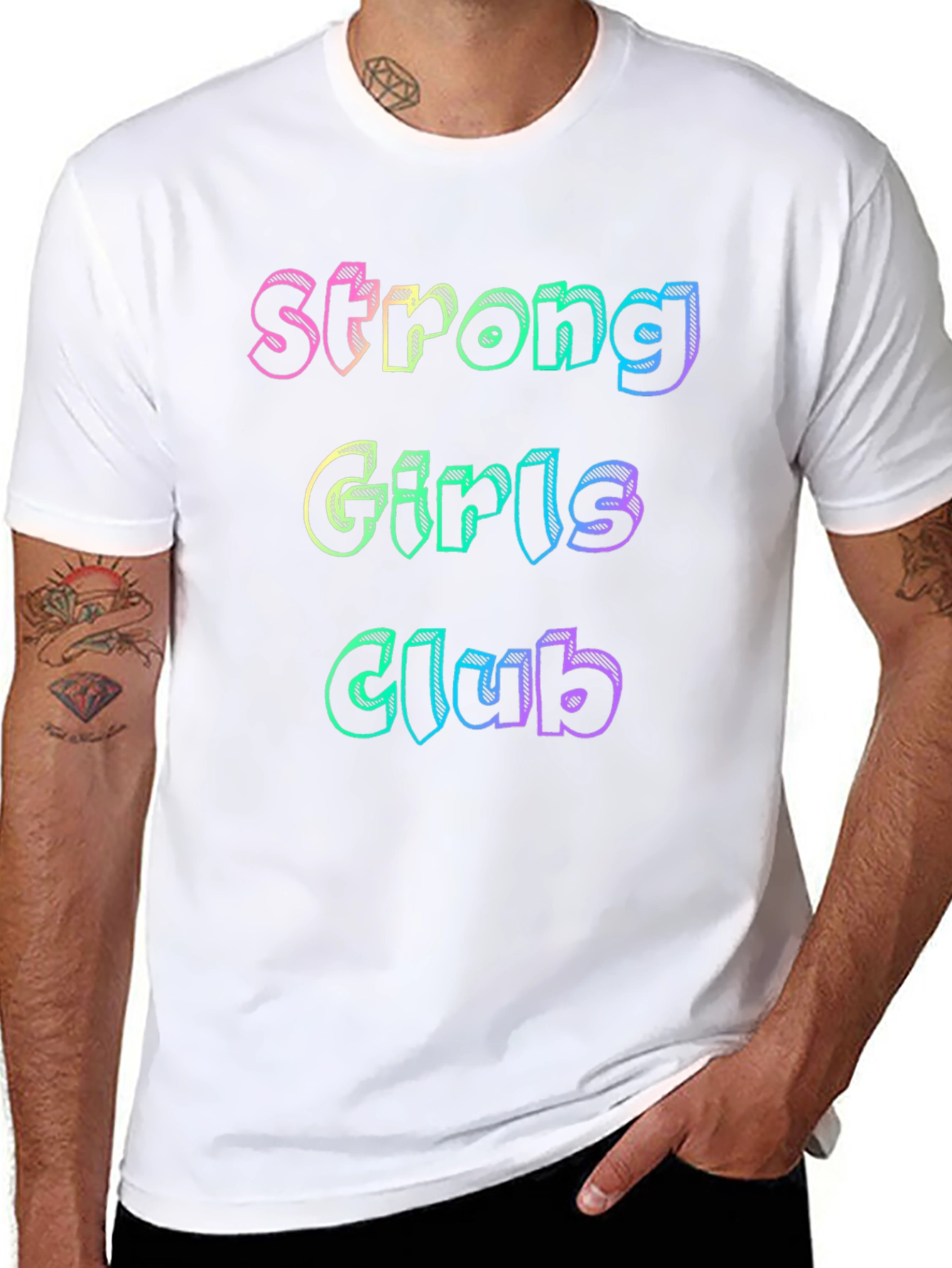Strong Girls Club Black T-Shirt